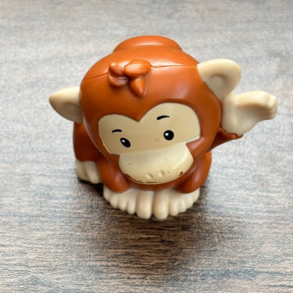 Fisher Price Little People Light Brown Monkey Zoo Safari Toy Animal Figure 2018
